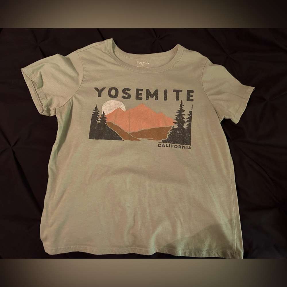 Loose fit national park cropped shirt